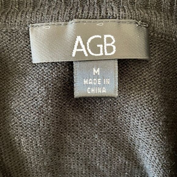 NWT AGB Long Striped Cowl Neck Sweater Size M - Picture 6 of 8